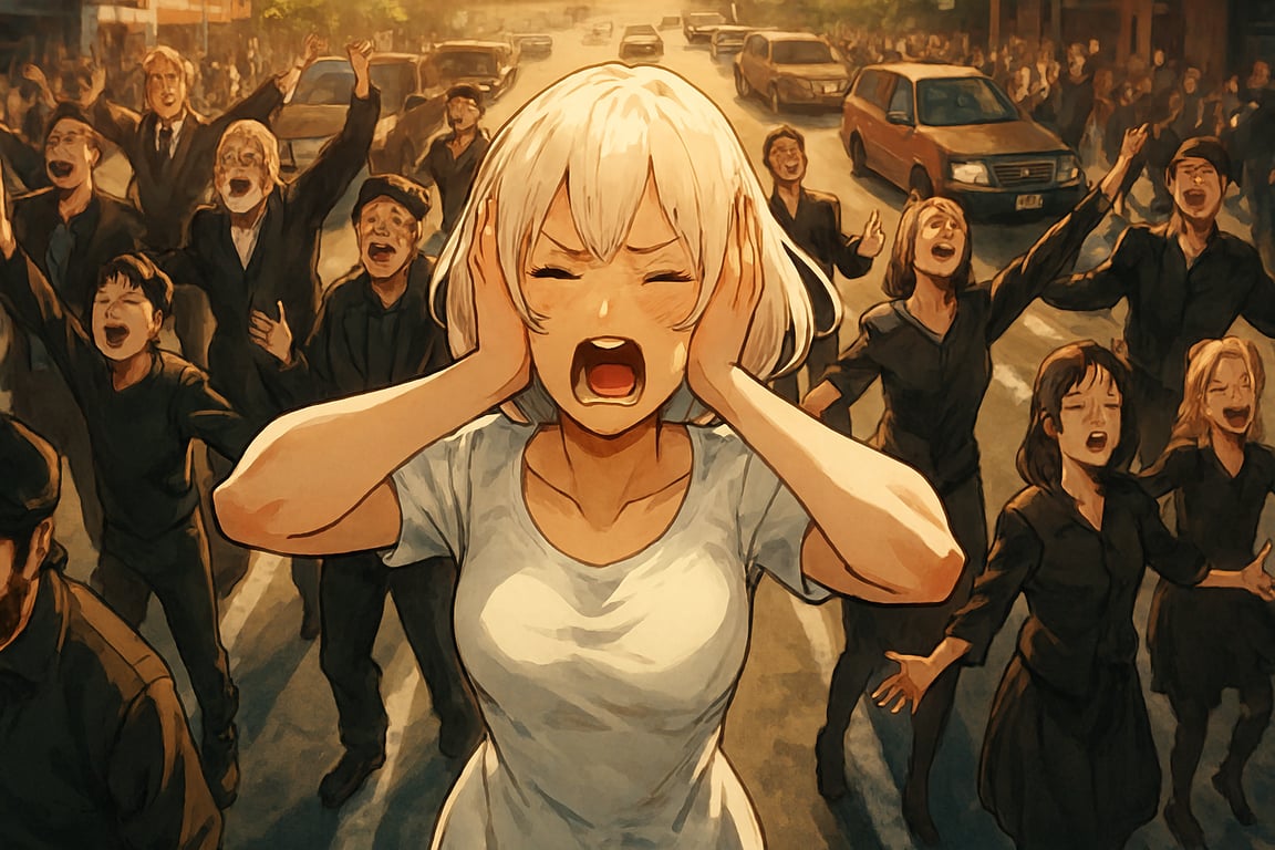 Cover art for Normal Person in a Musical World π΅, a comedy scenario on AI Dungeon