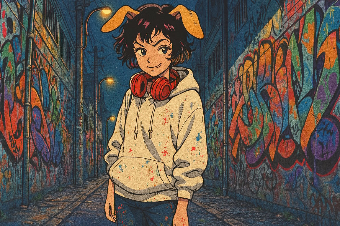 Cover art for π΅ Hip-Hop Hound π΅, a romance scenario on AI Dungeon