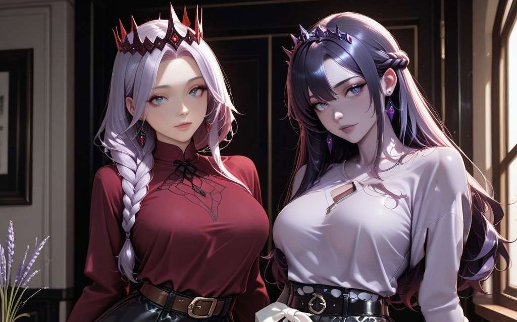 Cover art for Monster date, Serya & Verya, a monster girl scenario on AI Dungeon