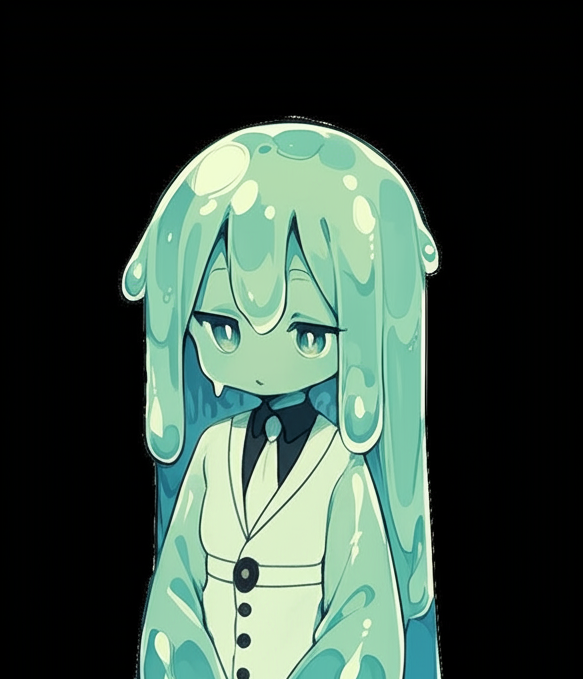 Cover art for Suddenly sentient Slime, a fantasy scenario on AI Dungeon