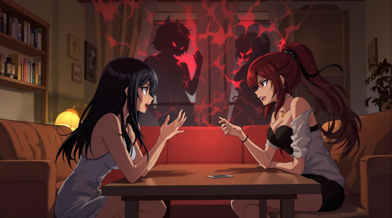 Cover art for Seven Deadly Roommates, a roommates scenario on AI Dungeon