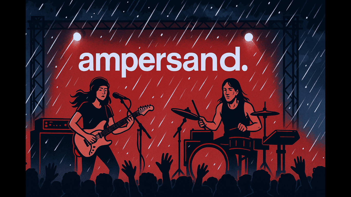 Cover art for Meeting Ampersand, a band scenario on AI Dungeon