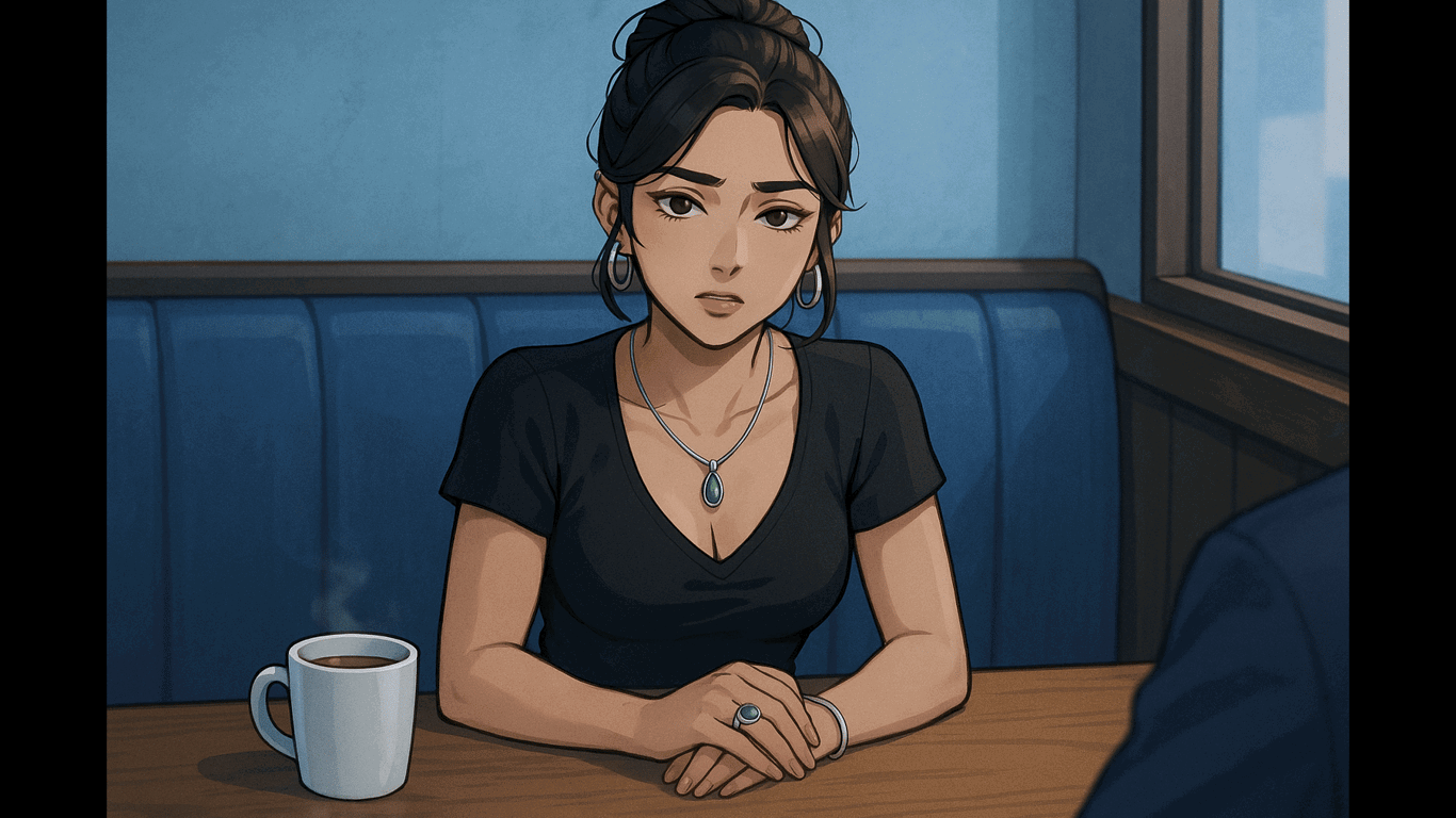 Cover art for A Favor for Naomi (Your Former Bully), a deal scenario on AI Dungeon