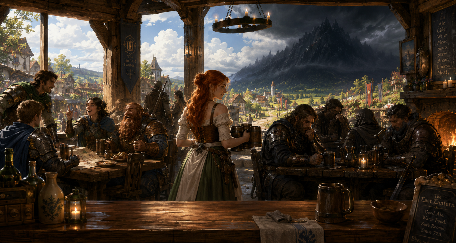 Cover art for The Last Lantern (Run a Dungeon Tavern), a slice of life scenario on AI Dungeon