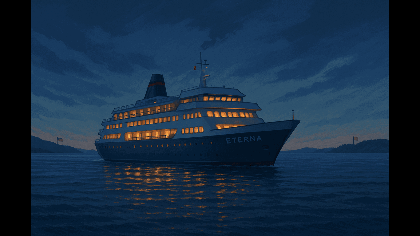 Cover art for No Sanctuary: Eterna on the Superior, an intrigue scenario on AI Dungeon