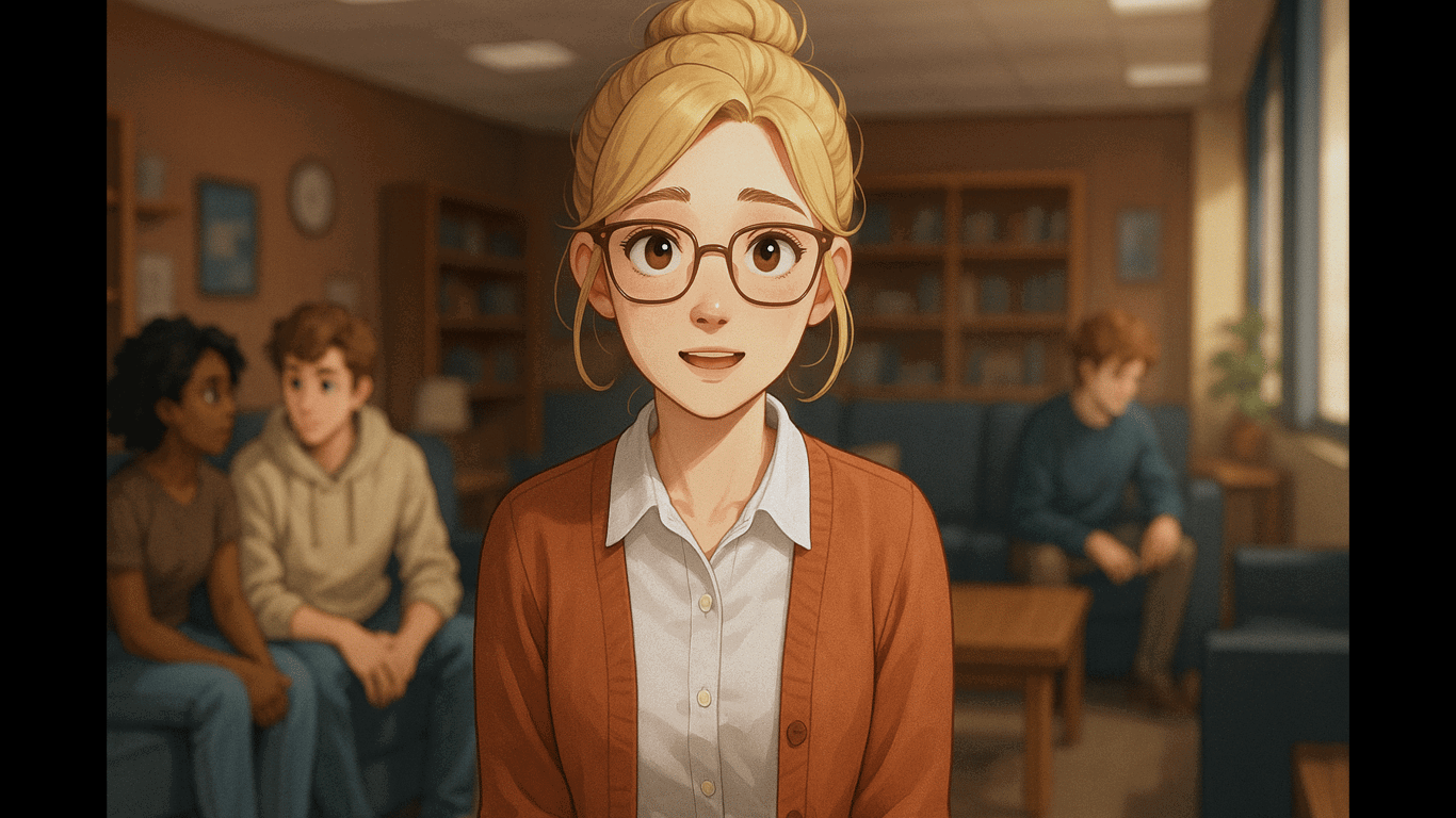 Cover art for I Need Another Volunteer... Please?, a slice of life scenario on AI Dungeon