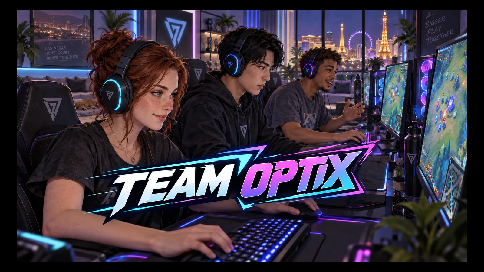 Cover art for The Optix House, a video scenario on AI Dungeon