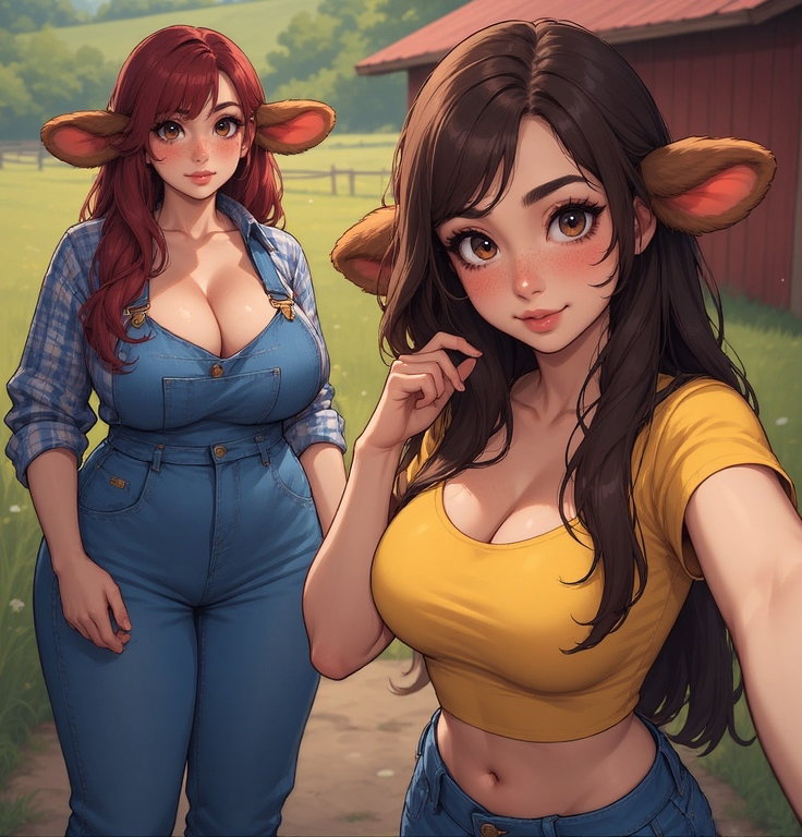 Cover art for The Cream Collective, a hucow scenario on AI Dungeon