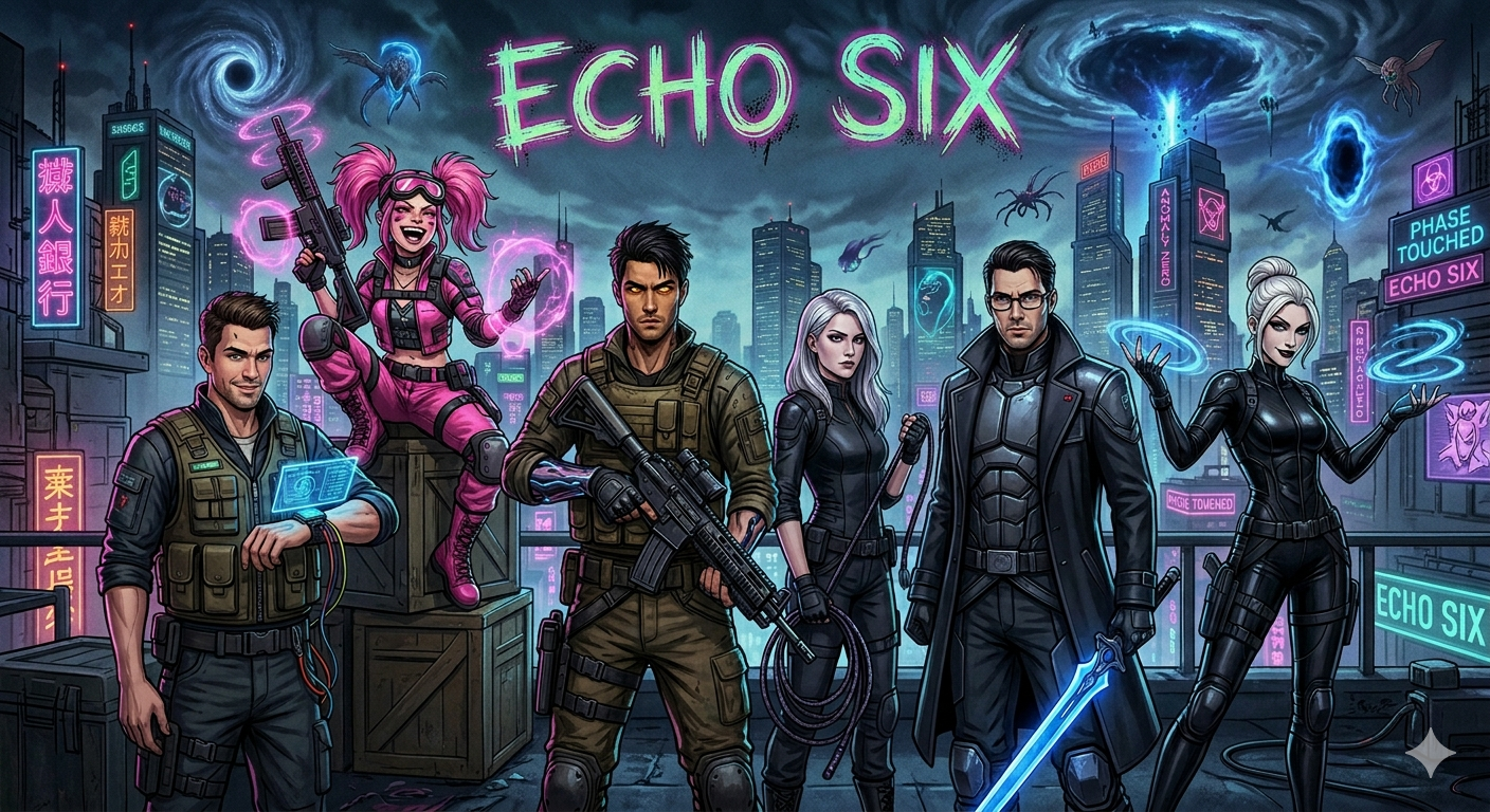 Cover art for Echo Six ðŸŽ, an action scenario on AI Dungeon