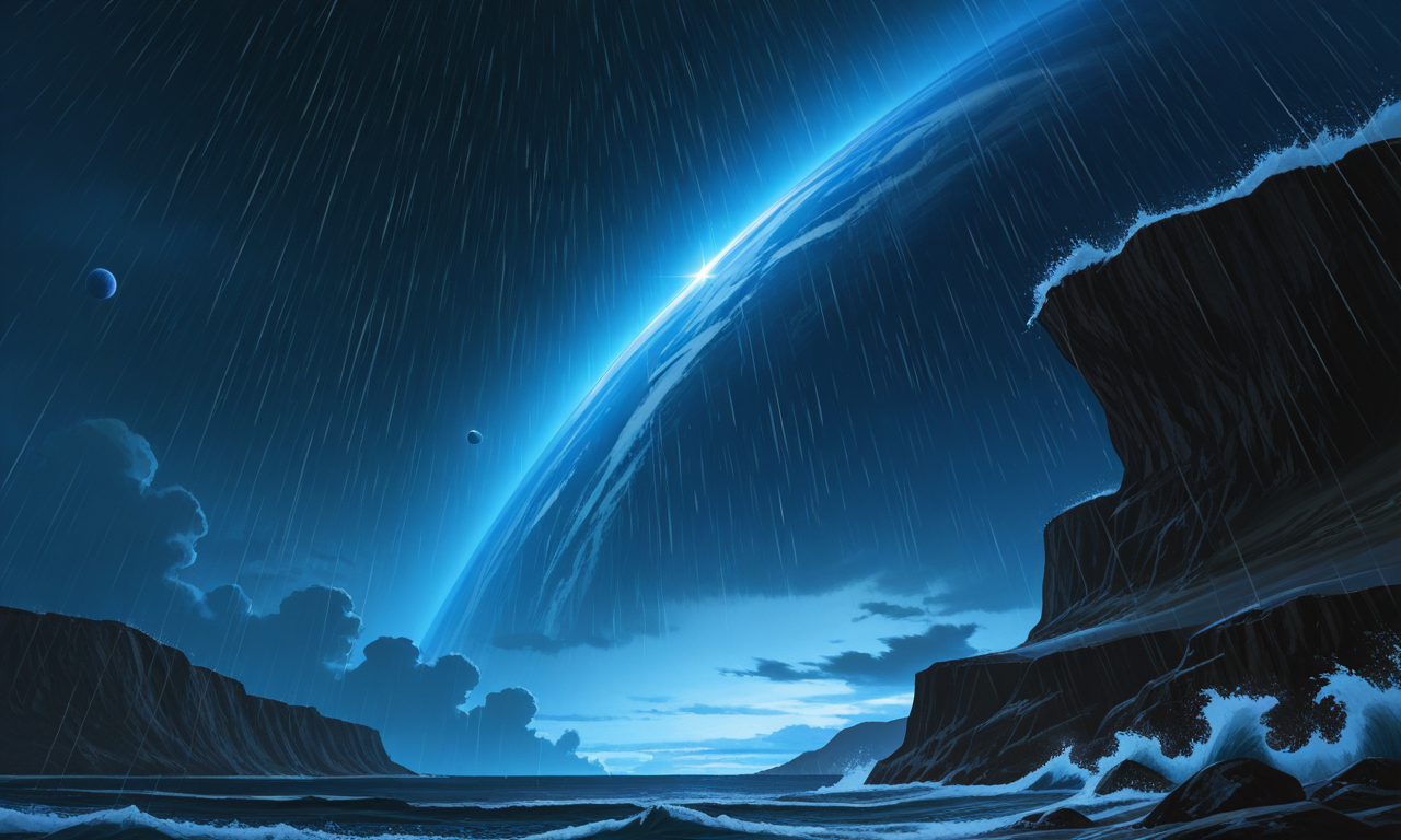 Cover art for Deluge, a science fiction scenario on AI Dungeon