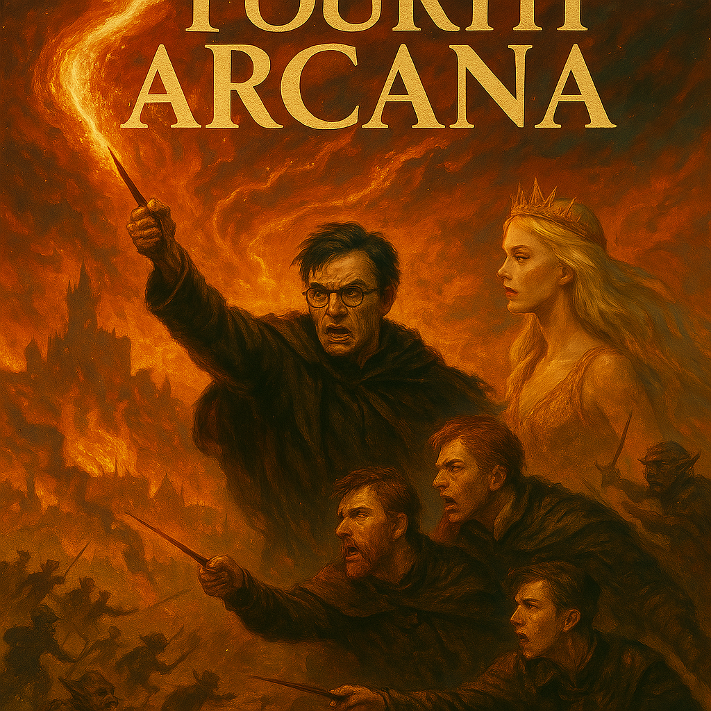Cover art for The Fourth Arcana: Harry Potter AU, a harry potter scenario on AI Dungeon