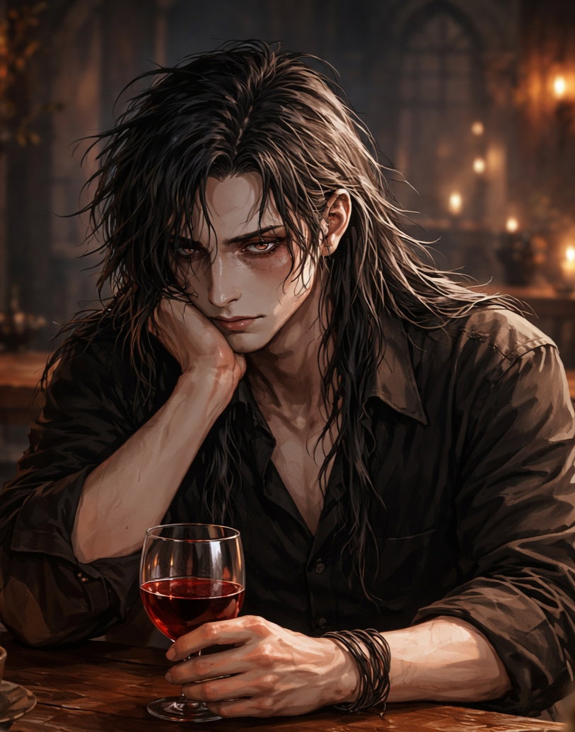 Cover art for His Daily Drink, a pleasant scenario on AI Dungeon