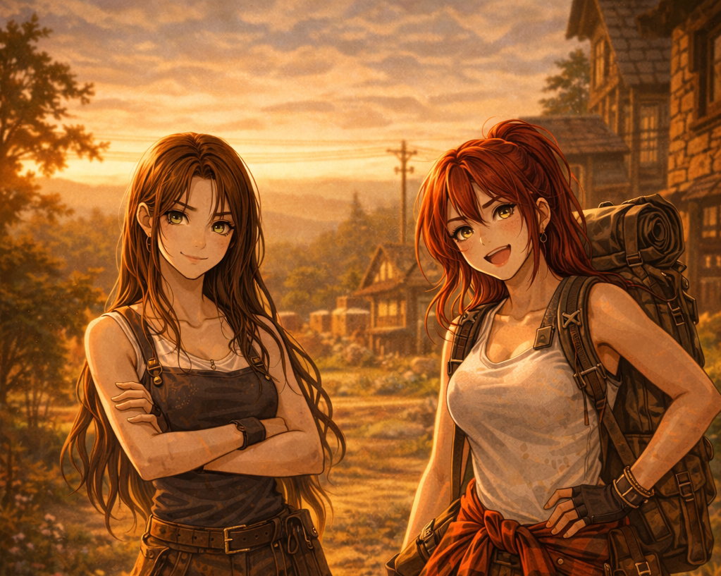 Cover art for Stay with her or Go with her, a slice of life scenario on AI Dungeon
