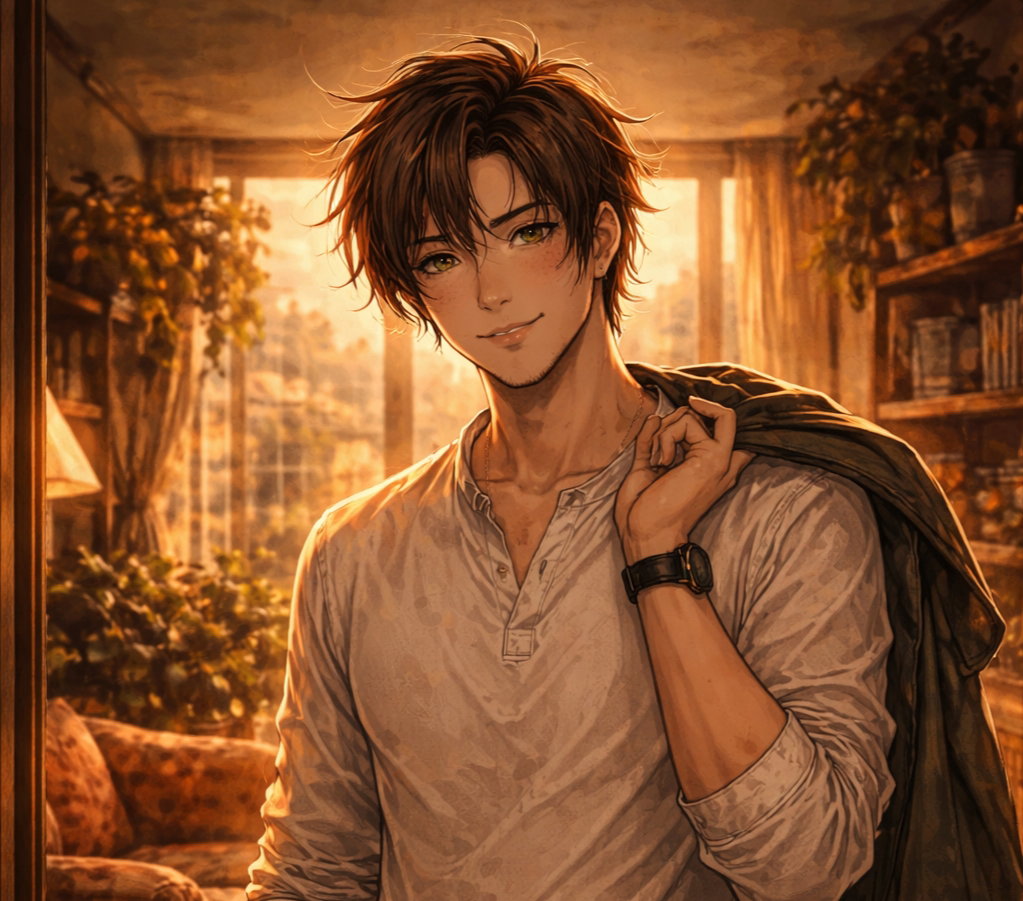 Cover art for Messy Together with Him, a slice of life scenario on AI Dungeon