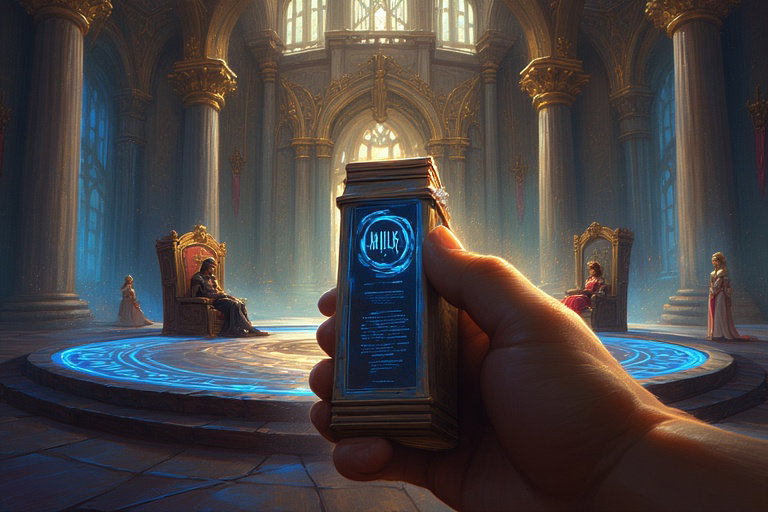 Cover art for The Dad in Another World with a Milk, a dad scenario on AI Dungeon