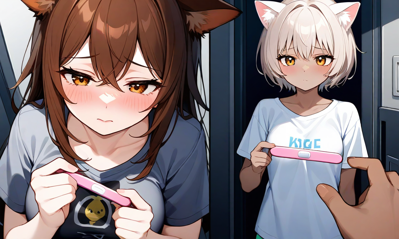 Cover art for Double problems, a girlfriend scenario on AI Dungeon