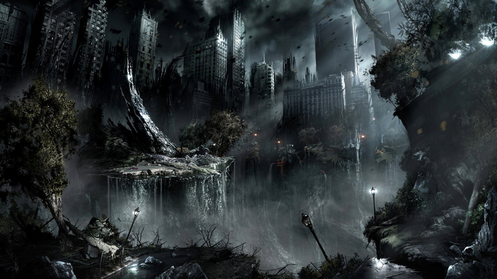 Cover art for Etheria Rift, a post apocalypse scenario on AI Dungeon