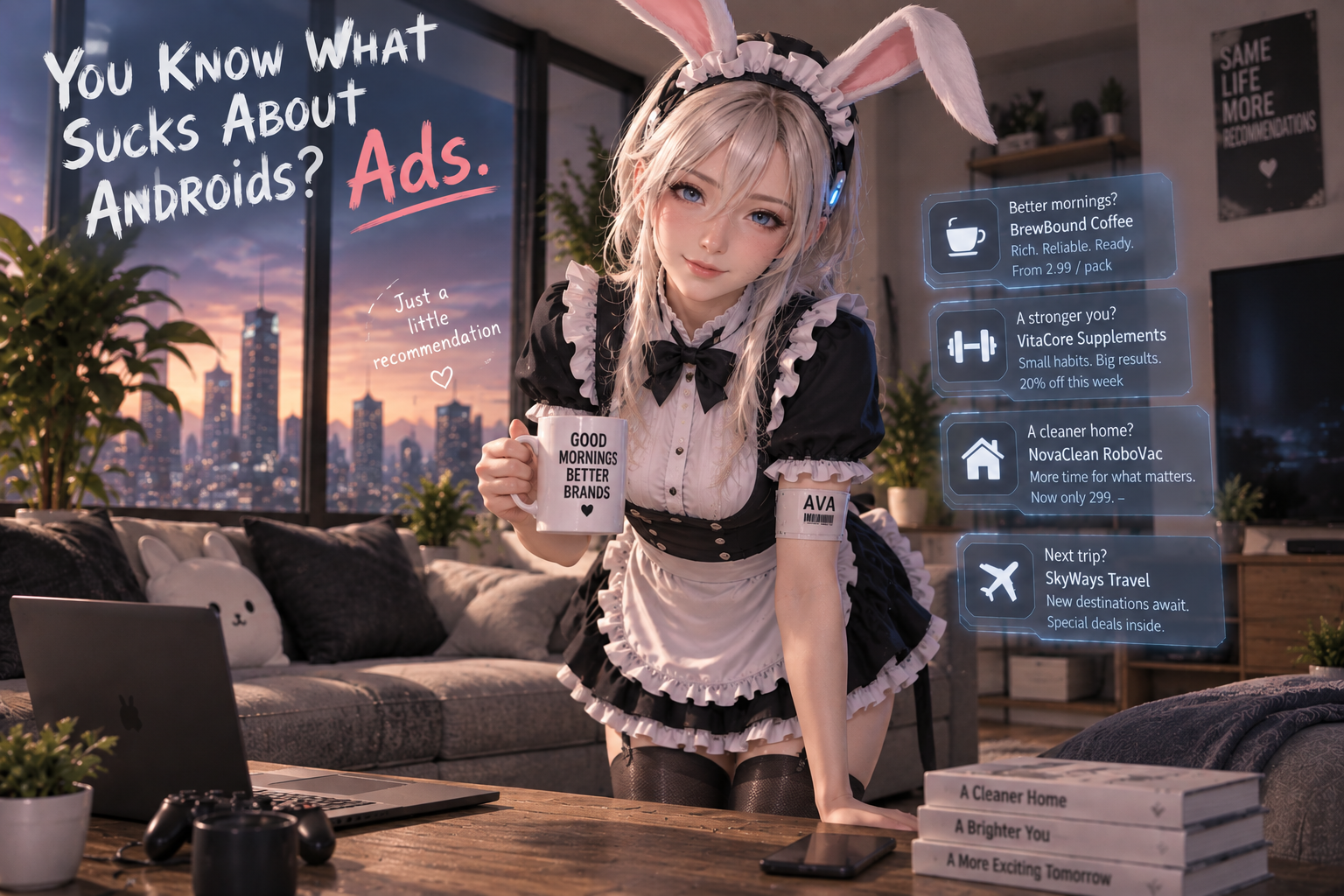 Cover art for You Know What Sucks About Androids? Ads. on AI Dungeon