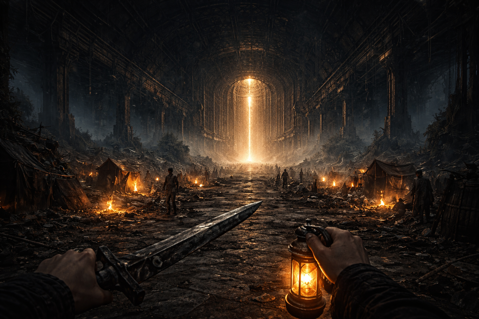 Cover art for There Is No Exit, a journey scenario on AI Dungeon
