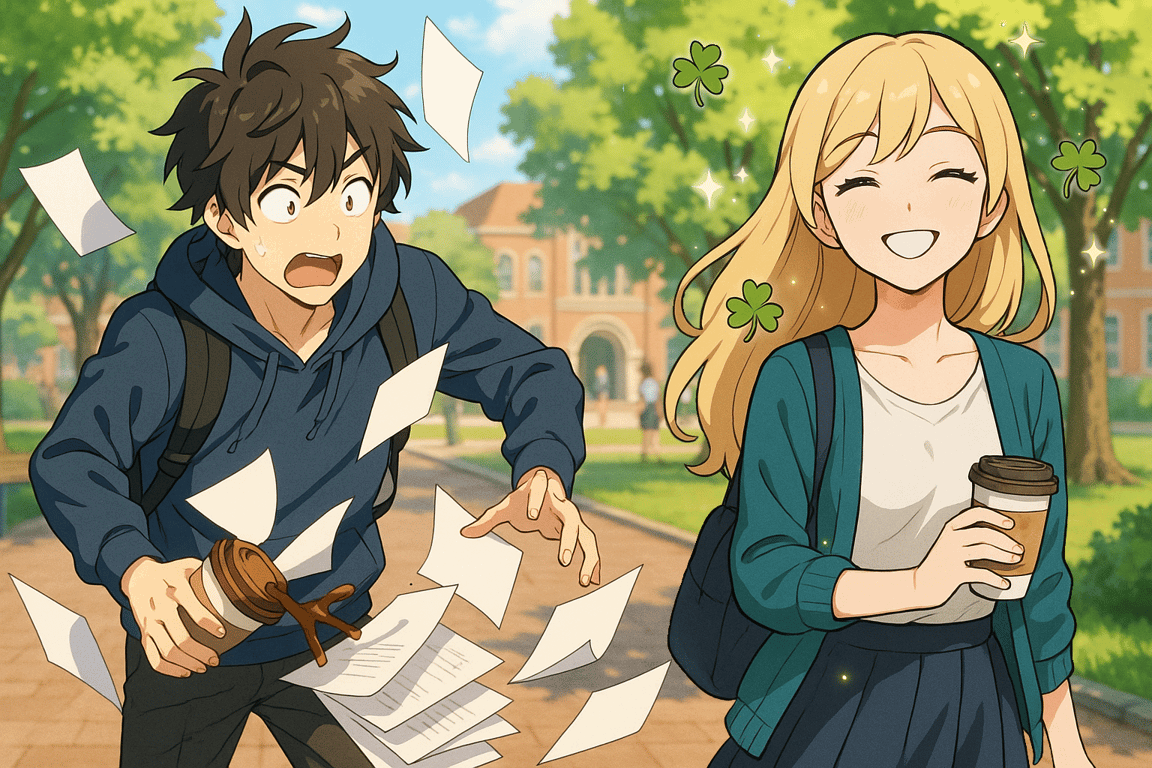Cover art for Shuffled Luck, a comedy scenario on AI Dungeon