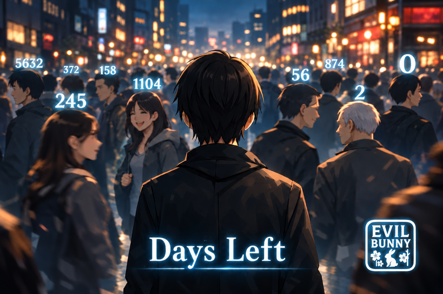 Cover art for Days left, a psychic scenario on AI Dungeon