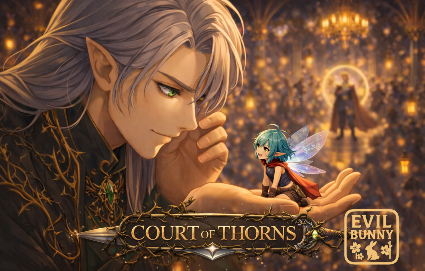Cover art for Court of Thorns, a romance scenario on AI Dungeon
