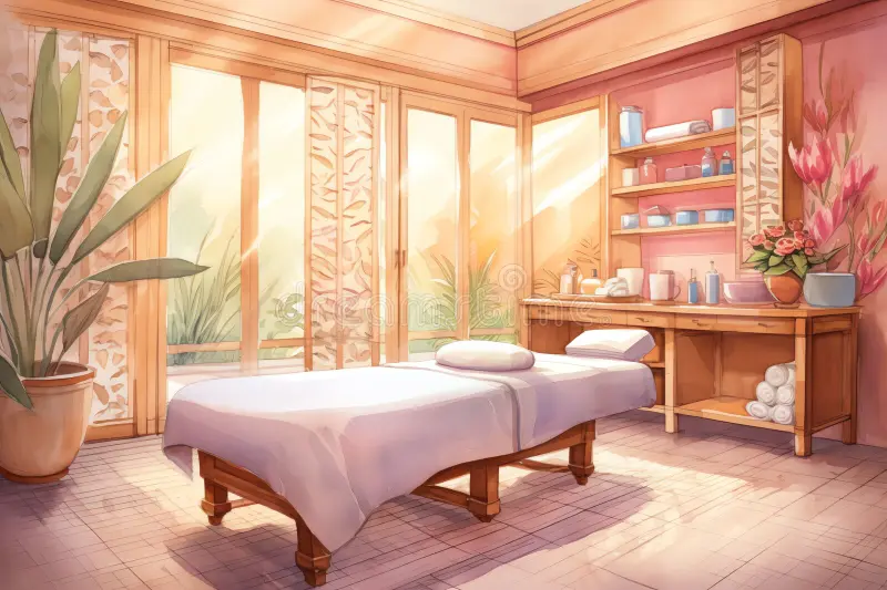 Cover art for Fantasy Massage Parlor, a fantasy scenario on AI Dungeon