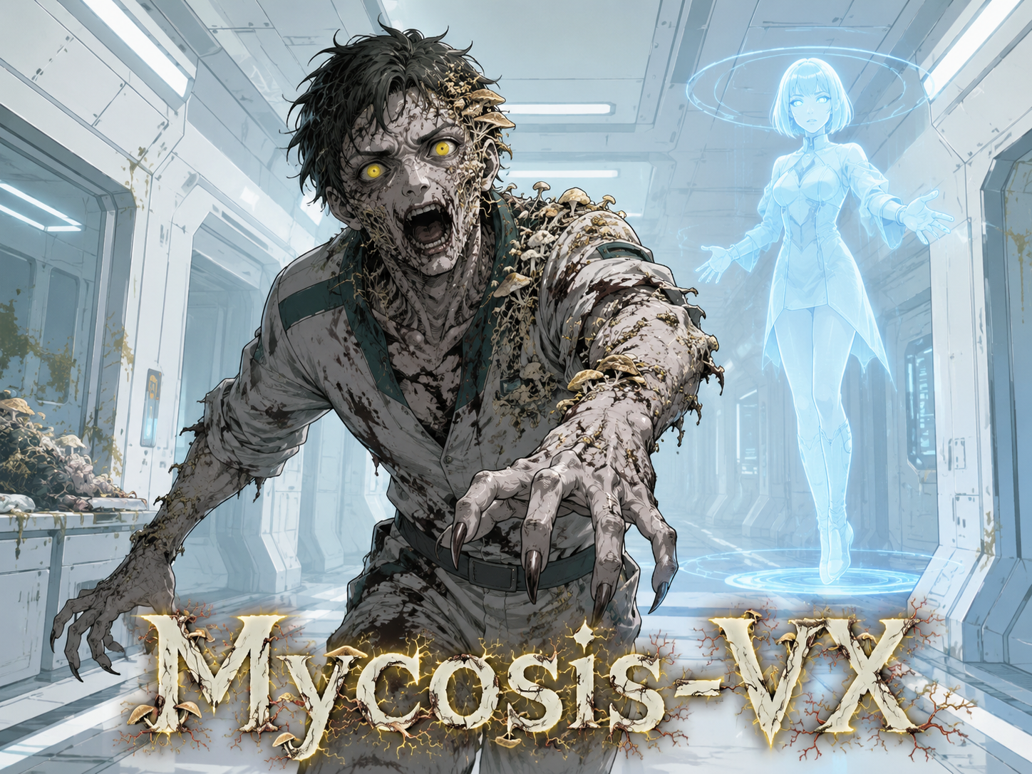 Cover art for Mycosis-VX ๐๐ฆ , a sci fi scenario on AI Dungeon