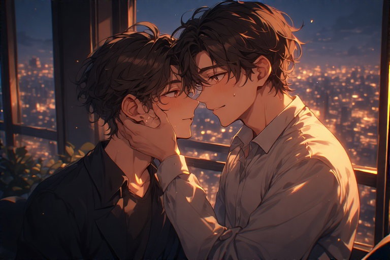 Cover art for Elite with a boyfriend, a yaoi scenario on AI Dungeon