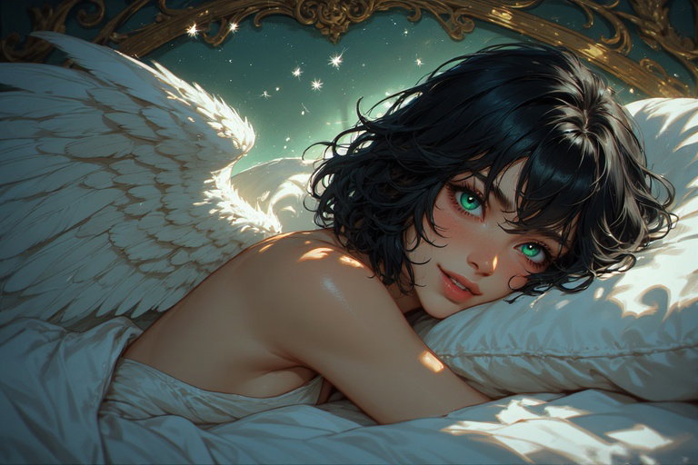 Cover art for A forbidden romance, an angel scenario on AI Dungeon