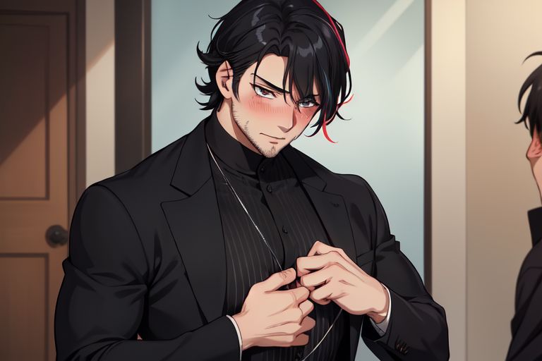 Cover art for Hitmans Partner at home, a romance scenario on AI Dungeon
