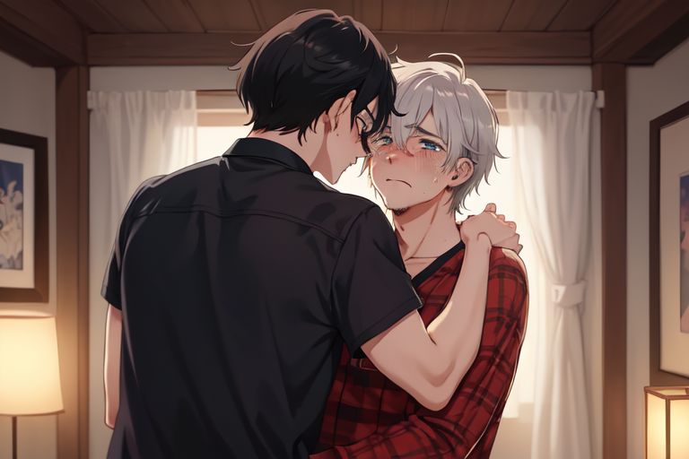 Cover art for Closeted problems, a gay scenario on AI Dungeon
