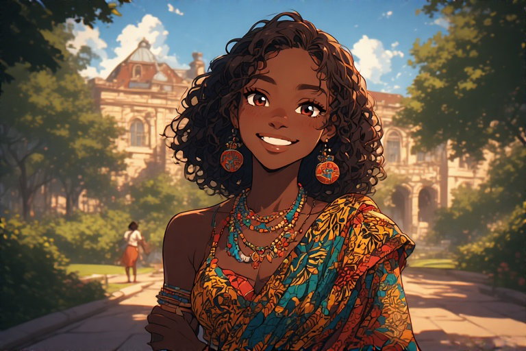 Cover art for Nigerian Girlfriend, a girlfriend scenario on AI Dungeon