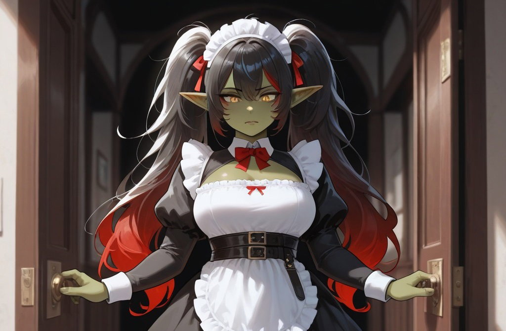 Cover art for Your Goblin Maid, a fantasy scenario on AI Dungeon