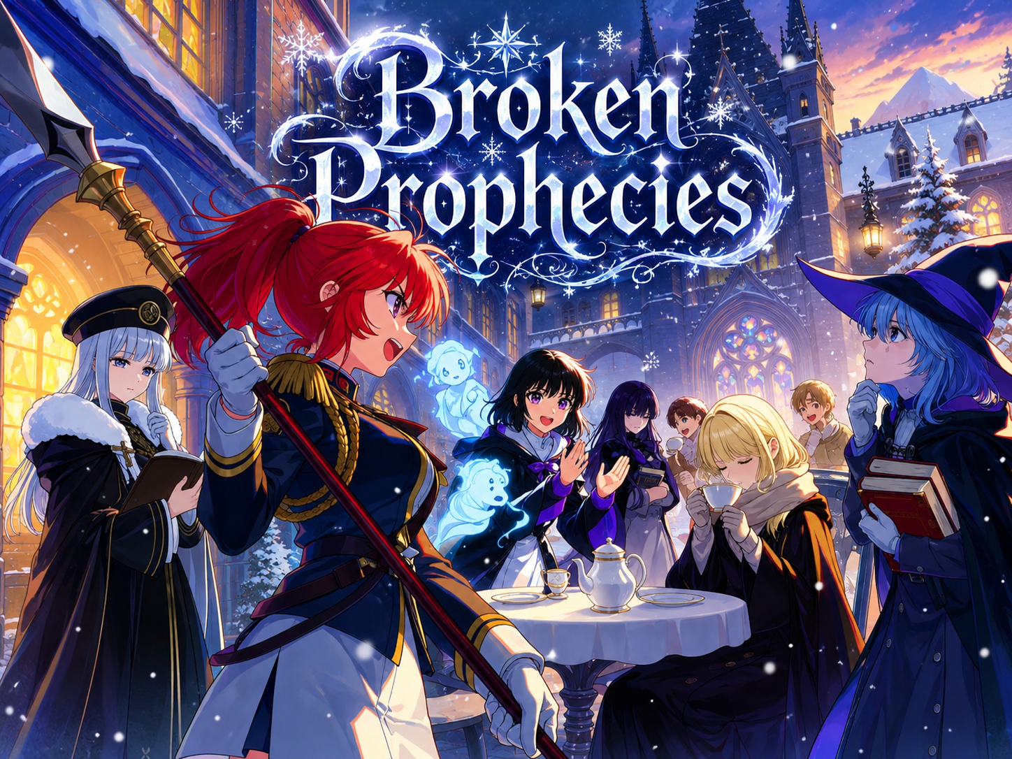 Cover art for Broken Prophecies, a fantasy scenario on AI Dungeon