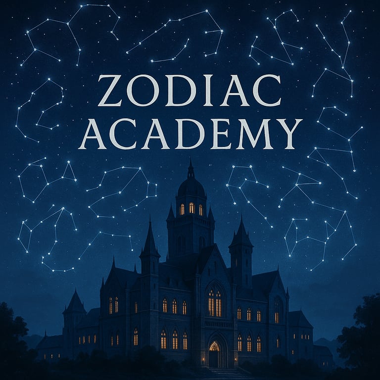 Cover art for Zodiac Academy, a zodiac scenario on AI Dungeon