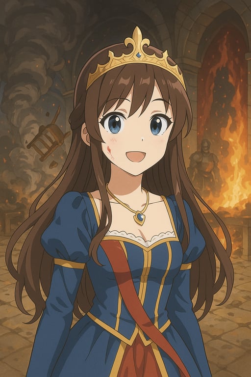 Cover art for Her Imperial Misfortune, a fantasy scenario on AI Dungeon