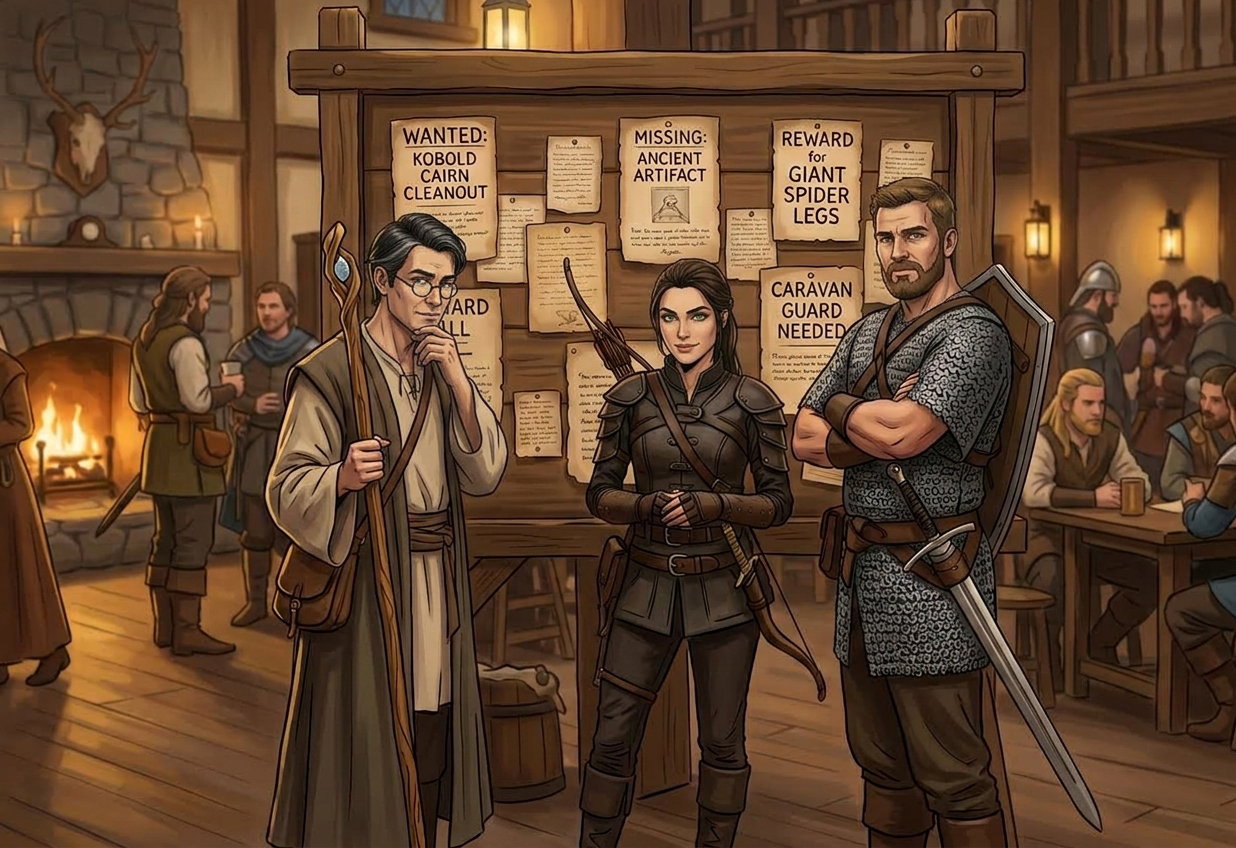 Cover art for The Adventure Begins (ISðŸŽ) , an adventure scenario on AI Dungeon