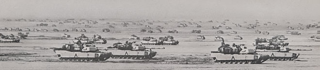 Cover art for Op. Desert Storm by "Spearhead", a military scenario on AI Dungeon
