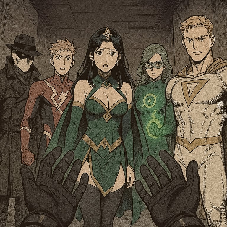 Cover art for Fracture Point, a superhero scenario on AI Dungeon