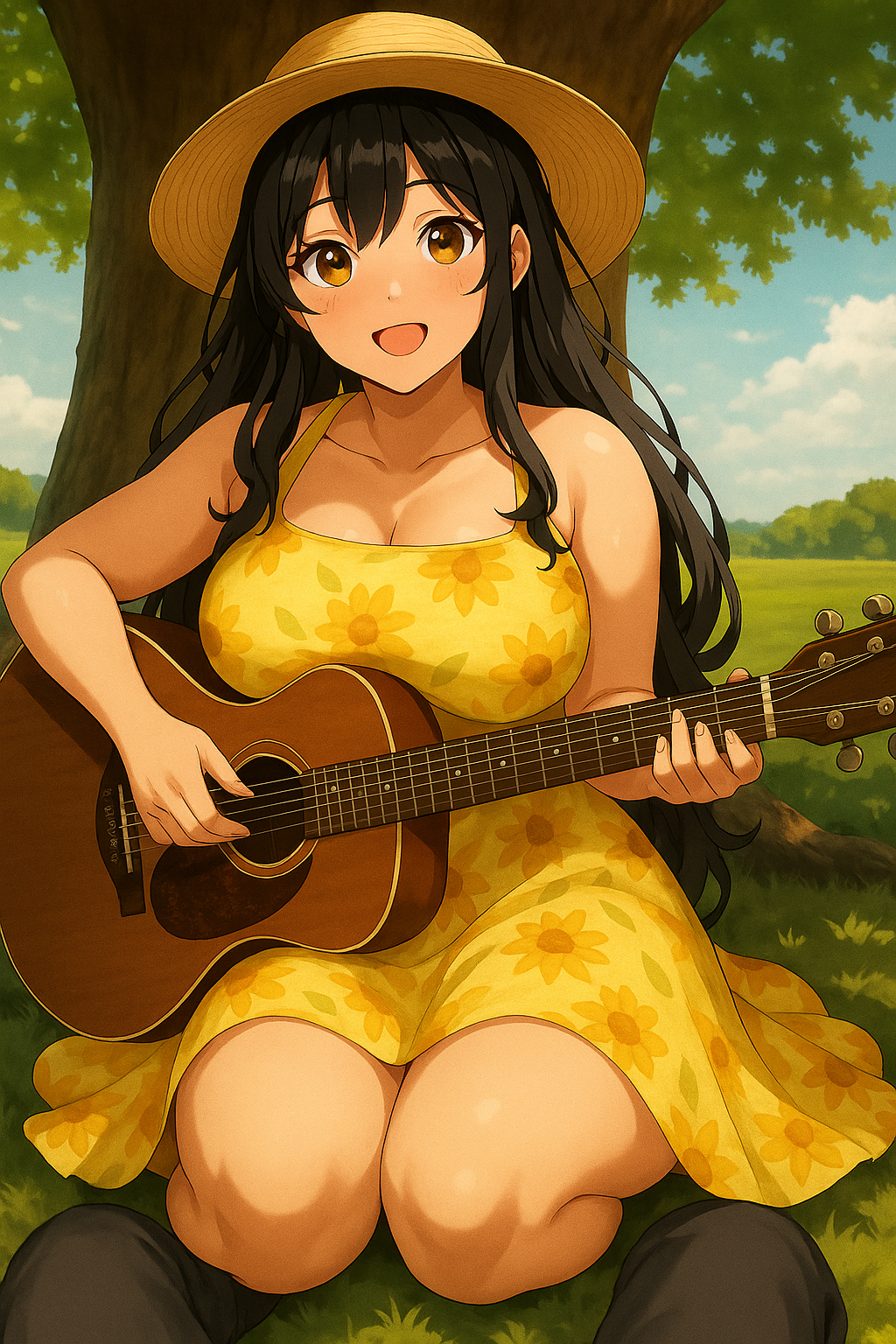Cover art for The Note by the Oak Tree, a romantic scenario on AI Dungeon