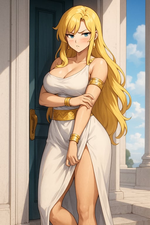 Cover art for DIVINIA "Thunderstruck Hearts", a romance scenario on AI Dungeon
