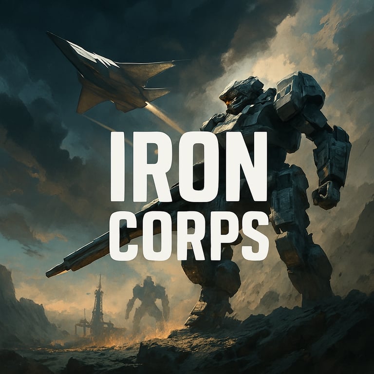 Cover art for IRON CORPS: WESTERN UNION, an action scenario on AI Dungeon