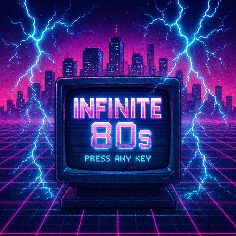 Cover art for INFINITE 80s👾, a slice of life scenario on AI Dungeon