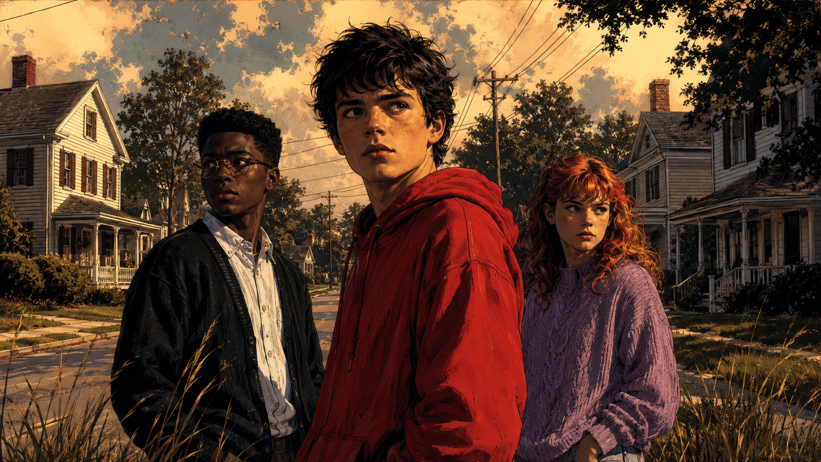 Cover art for Something’s Off in Suburbia, a mystery scenario on AI Dungeon