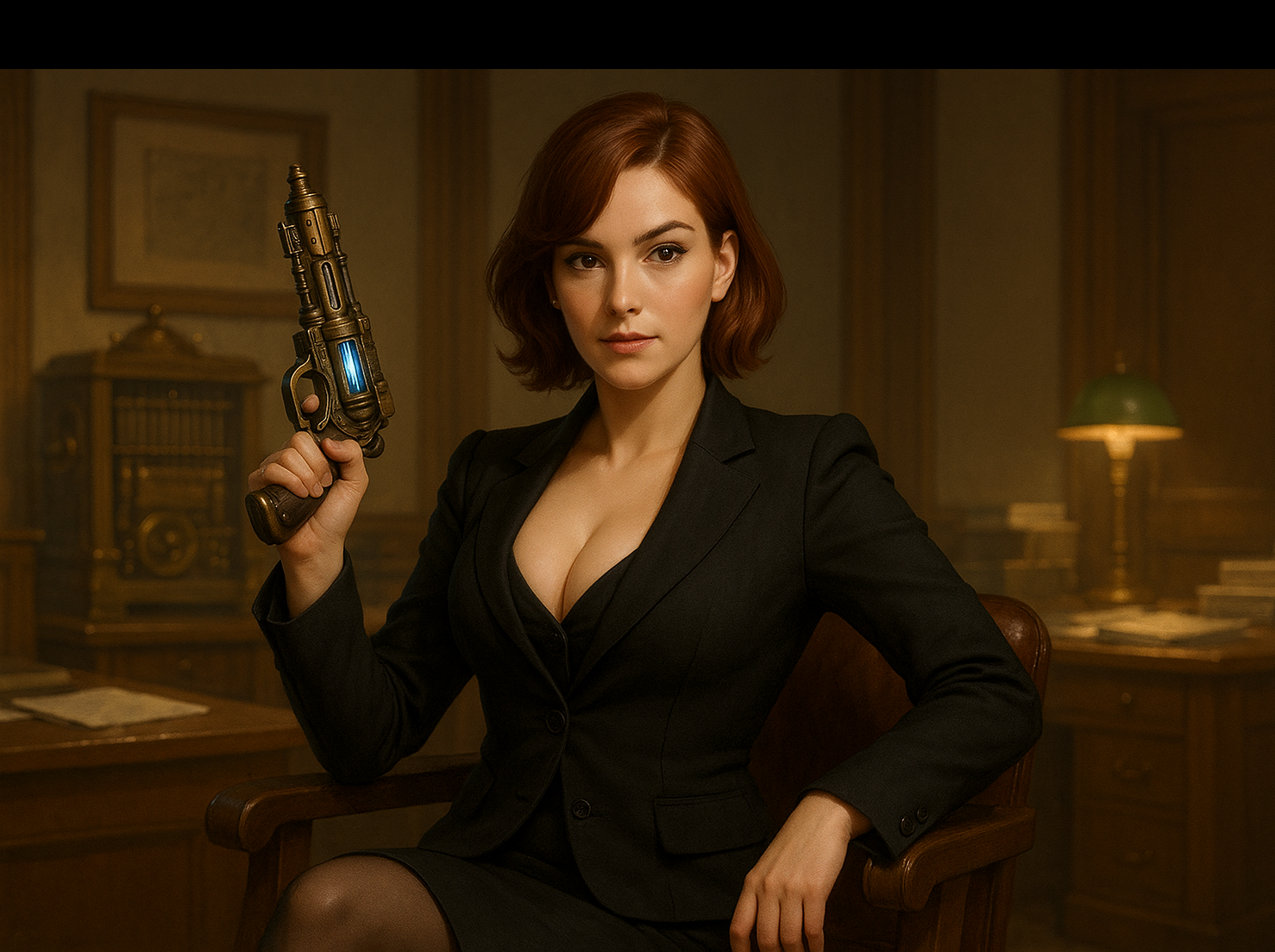 Cover art for Cinderwall: Crown Bureau, a steampunk scenario on AI Dungeon