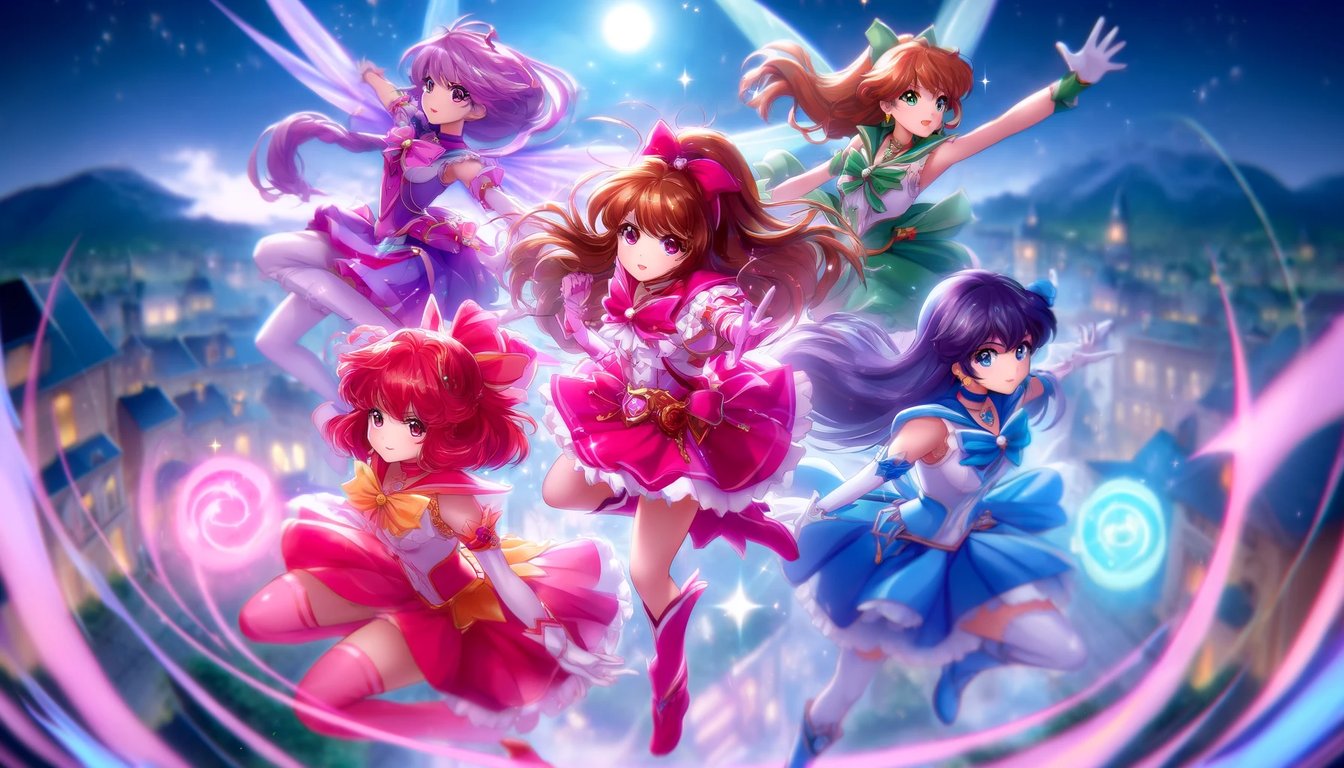 Cover art for Starlight Hearts, an anime scenario on AI Dungeon