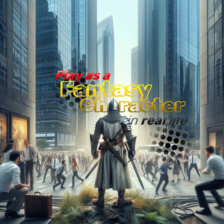 Cover art for Play as a D&D Character IRL, a fantasy scenario on AI Dungeon