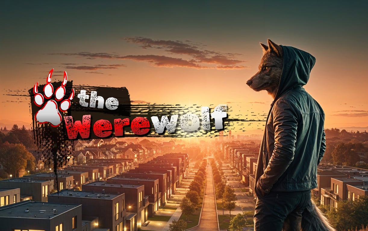 Cover art for The Werewolf , a werewolf scenario on AI Dungeon