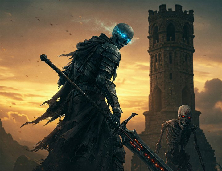 Cover art for Play as a Necromancer โ ๏ธ , a fantasy scenario on AI Dungeon